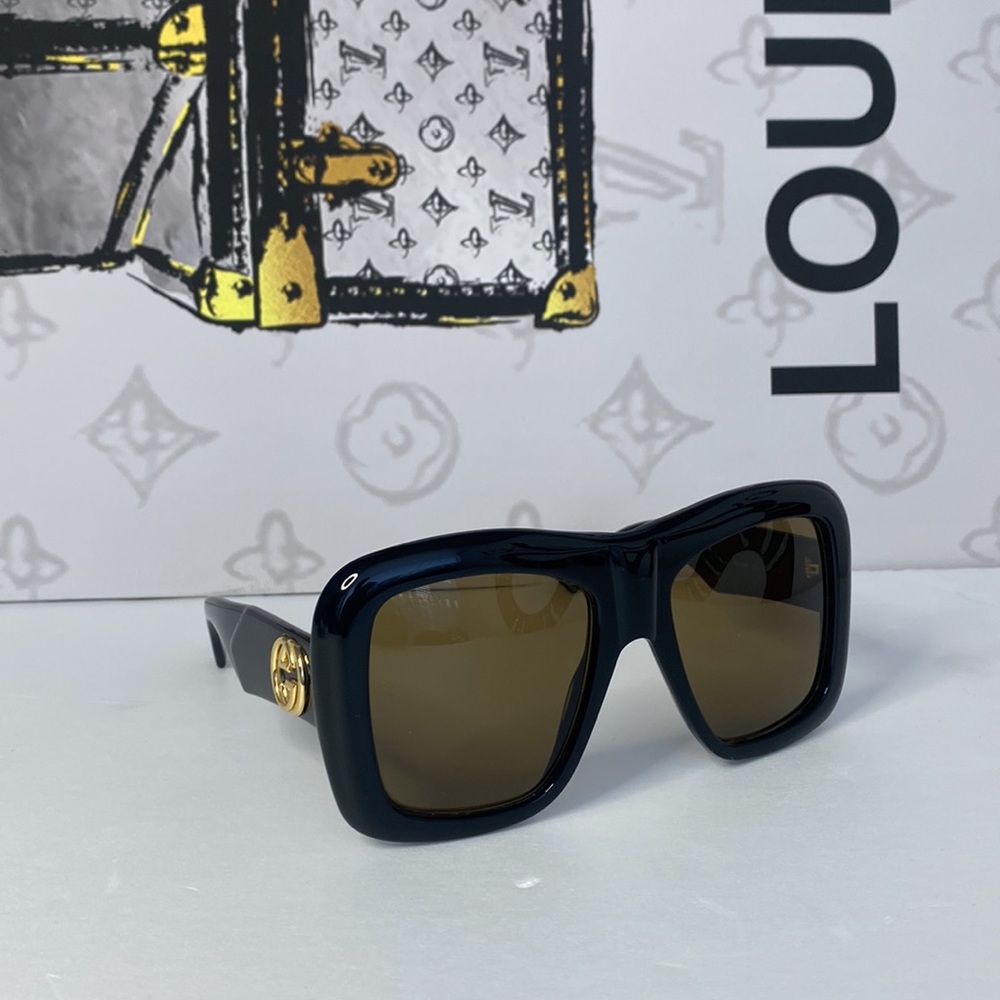 New🔥🔥Gucci Women's Fashion GG0498S GG/0498/S Square Sunglasses - Picture 5 of 12